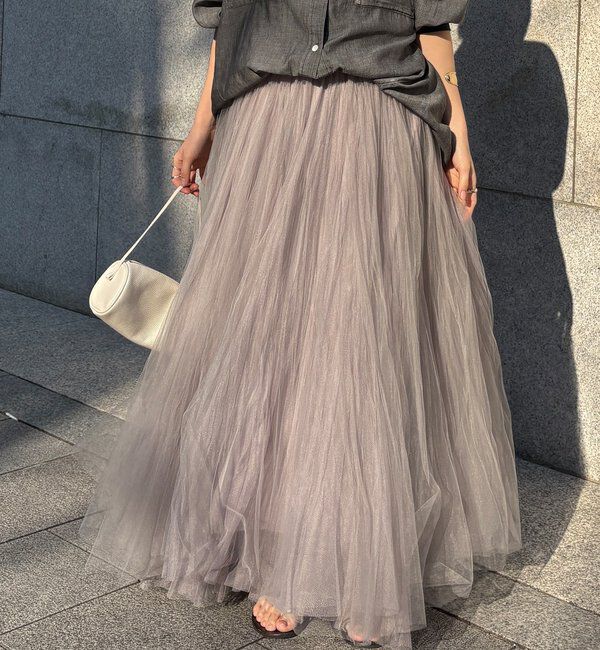  「ダブルチュールスカート」|スカート|