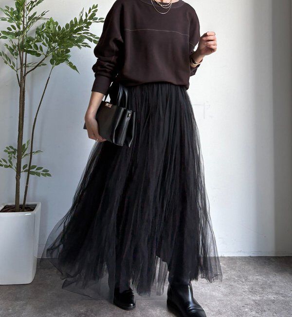  「ダブルチュールスカート」|スカート|