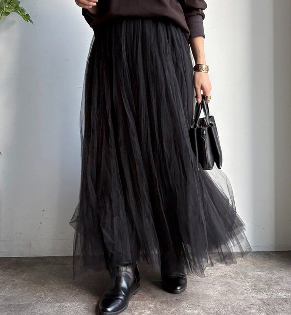  「ダブルチュールスカート」|スカート|