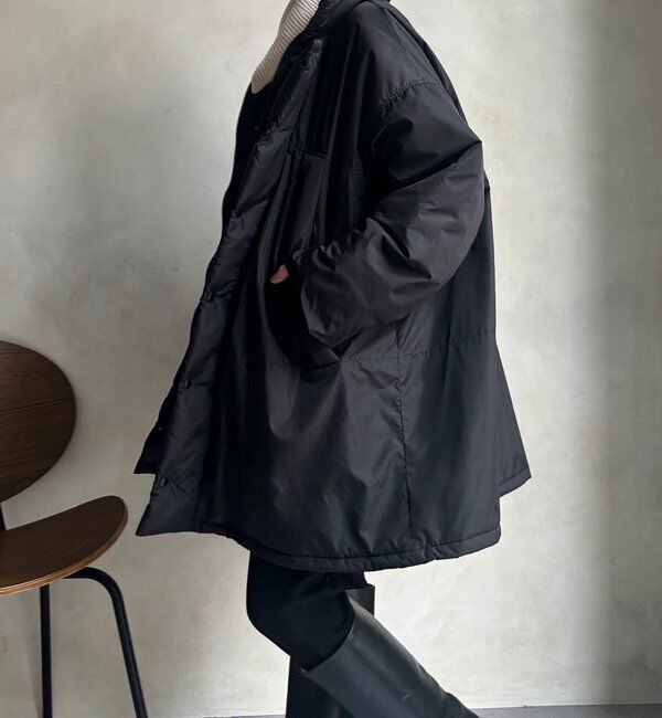  「サーモライト中綿コート」|その他|ブラック