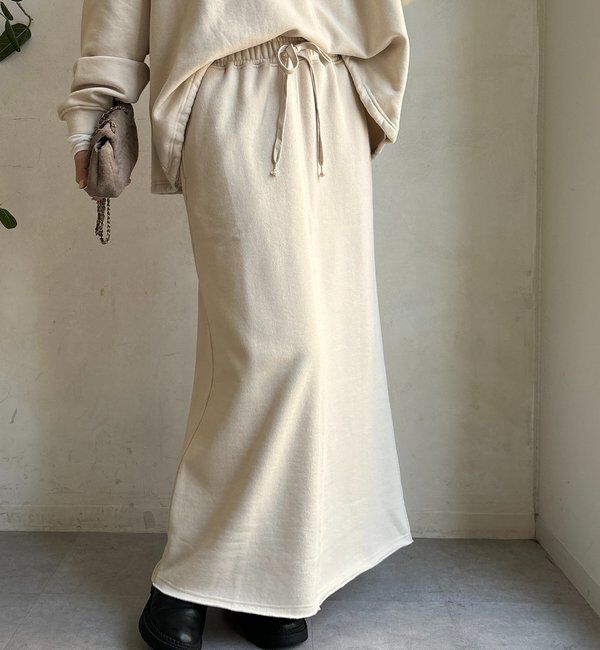  「裏起毛DD刺繍スカート」|スカート|