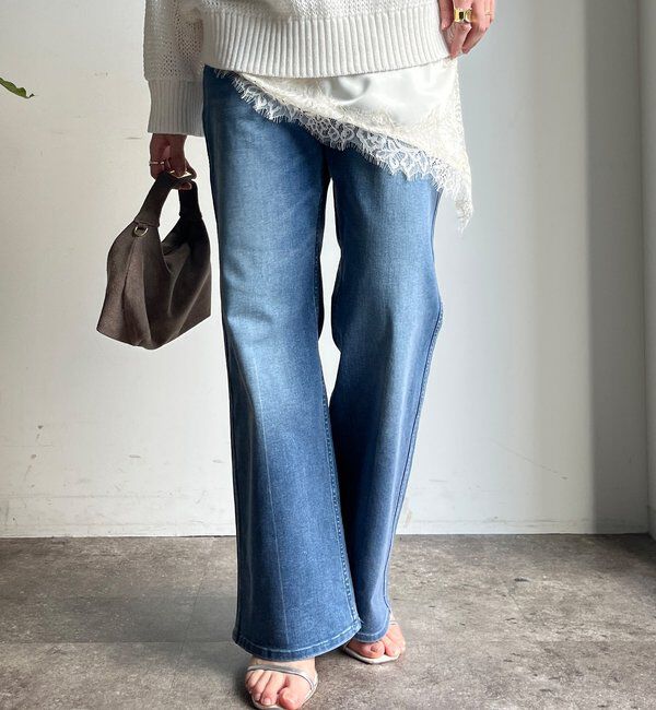  「ストレッチフレアデニム」|デニム|