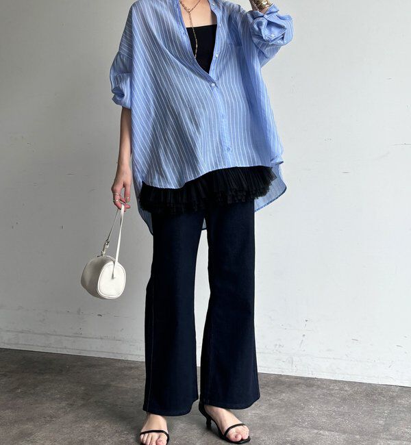  「ストレッチフレアデニム」|デニム|