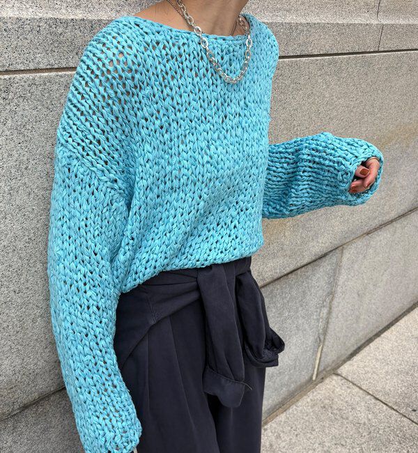  「ハンドメイドテープヤーンニット」|ニット・セーター|