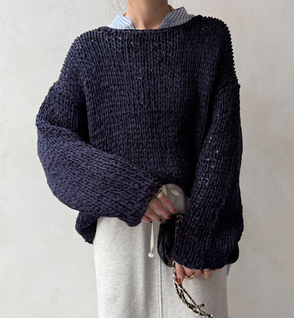  「ハンドメイドテープヤーンニット」|ニット・セーター|