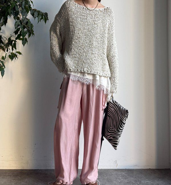  「ハンドメイドテープヤーンニット」|ニット・セーター|