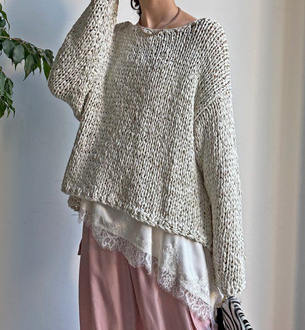  「ハンドメイドテープヤーンニット」|ニット・セーター|