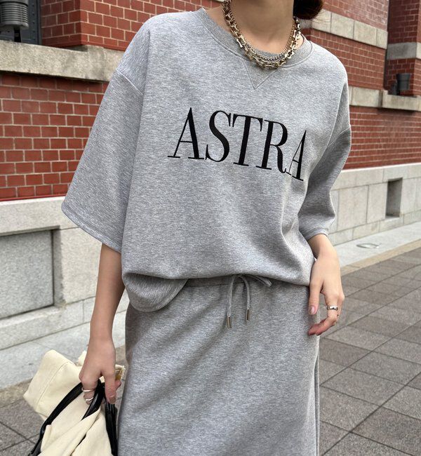  「【セットアップ可能】バックワンポイントロゴ刺繍プルオーバー」|Tシャツ・カットソー|