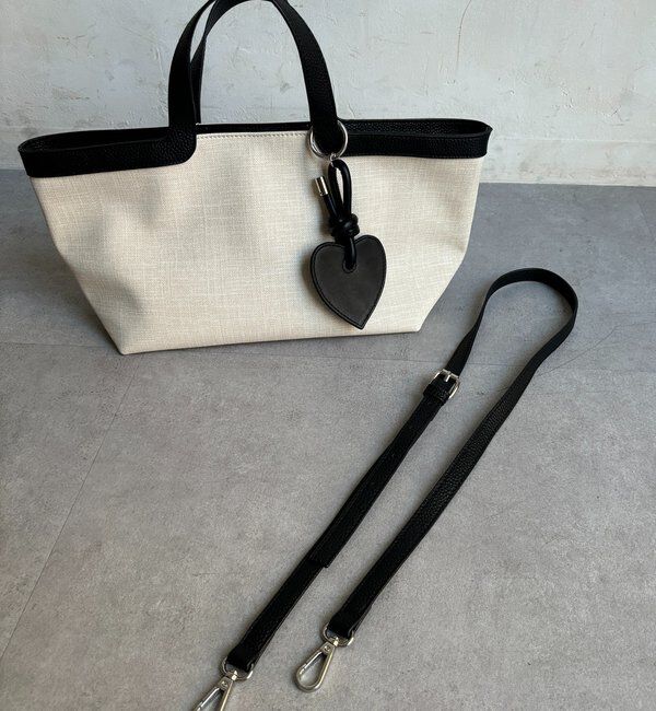  「ハートチャーム付トートバッグ」|トートバッグ|