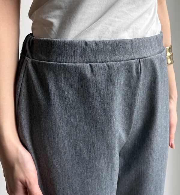  「ツイルストレッチカプリパンツ」|チノ|