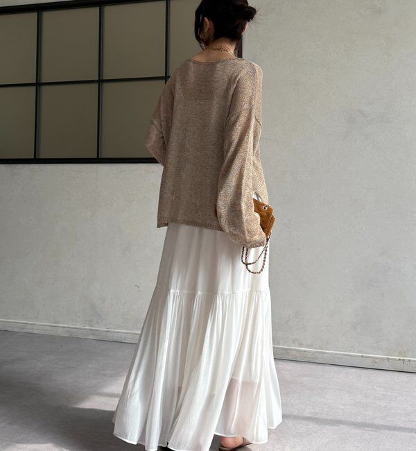  「メランジプルオーバー」|ニット・セーター|