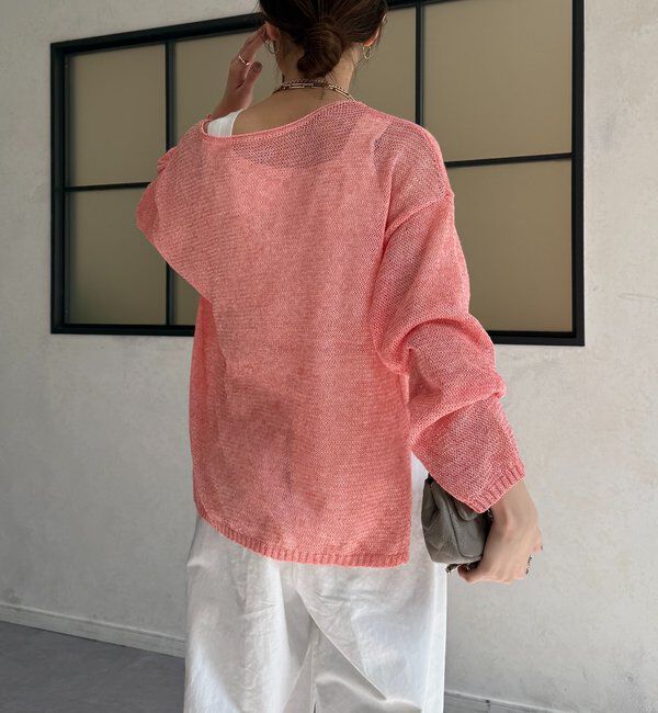  「メランジプルオーバー」|ニット・セーター|