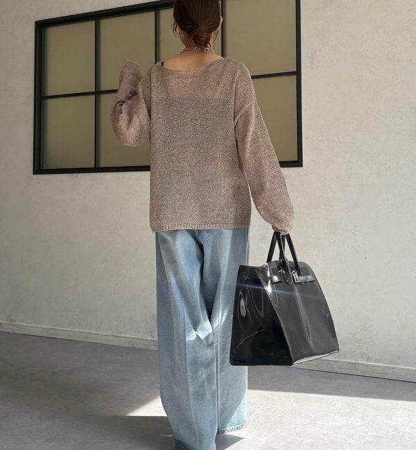  「メランジプルオーバー」|ニット・セーター|