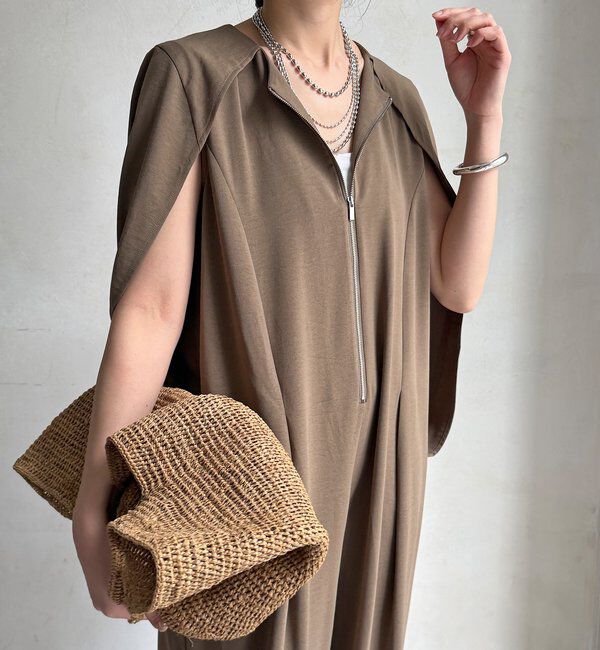  「【WEB限定】ケープマントオールインワン」|ワンピース|