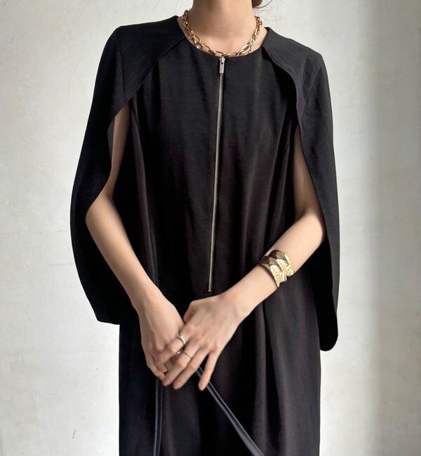  「【WEB限定】ケープマントオールインワン」|ワンピース|