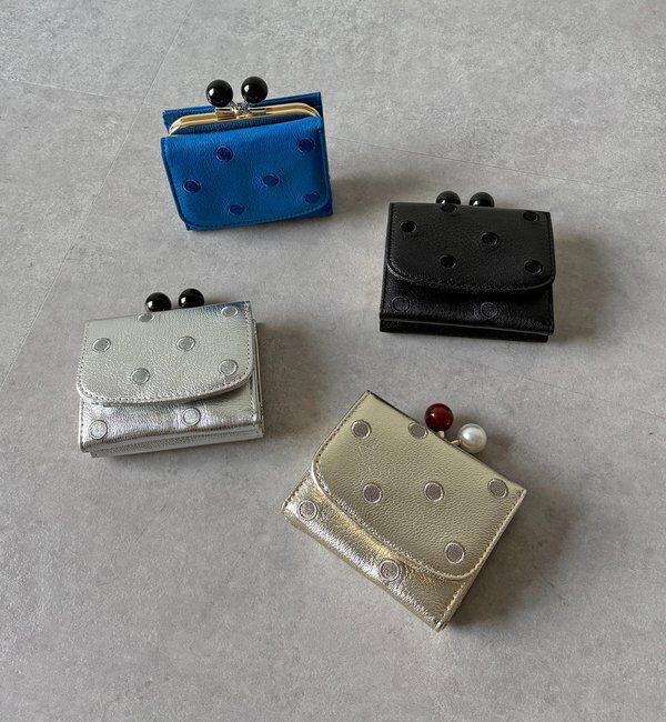  「【WEB限定】アクリル玉3つ折りウォレット」|その他|ブルーその他1