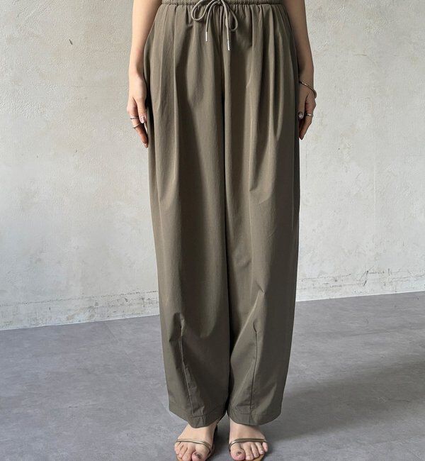  「【WEB限定】ライトストレッチクロスタックイージーパンツ」|チノ|