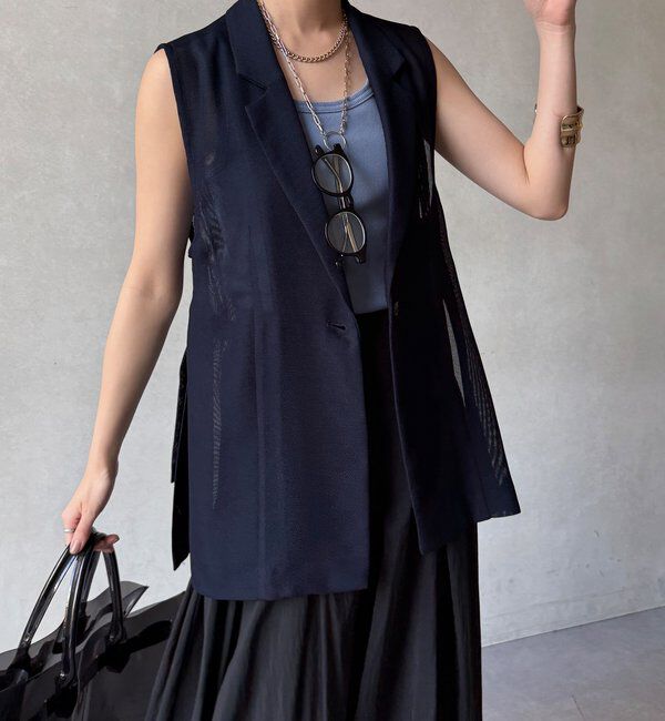  「【WEB限定】メッシュジレ」|ベスト・ジレ|