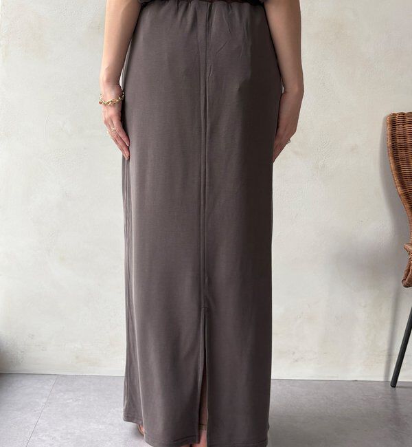  「【セットアップ可能】ソフトIラインスカート」|スカート|