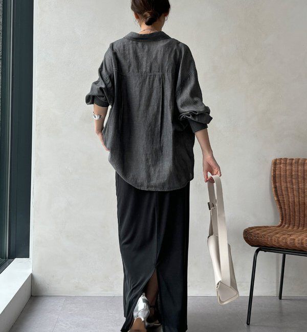  「【セットアップ可能】ソフトIラインスカート」|スカート|