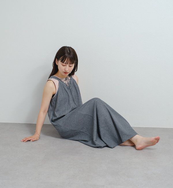  「【低身長サイズ/2サイズ展開/前後2WAY】B カットフレアワンピースSET」|その他|