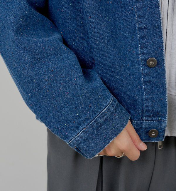  「【WHIMSIC】ネップデニムワークジャケット」|デニムジャケット|