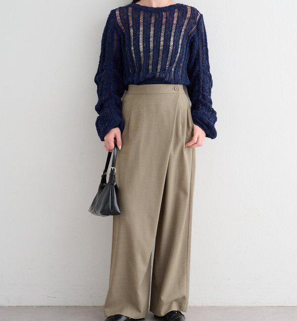  「【4色展開】B ルーズスリーブニットプルオーバー」|その他|