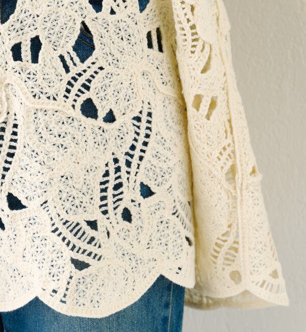  「透かしあみレースミニワンピース」|ワンピース|