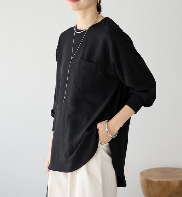  「【さらっと着やすい！/冷房・日焼け対策◎】ジョーゼットポケットブラウス」|シャツ・ブラウス|