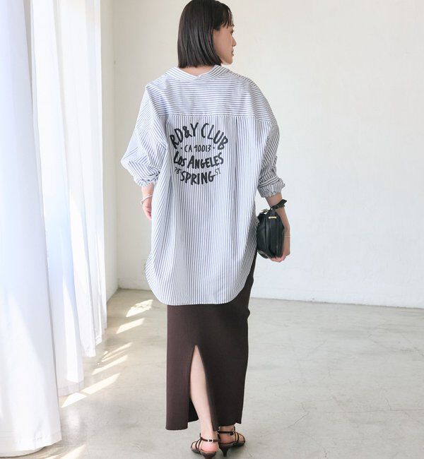  「【マイナス3kg/レビュー高評価☆】リブタイトスカート」|スカート|