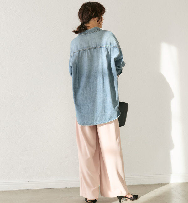 「【ベストセラー】【MONN.:.(モン)】ビッグデニムシャツ」|シャツ・ブラウス|