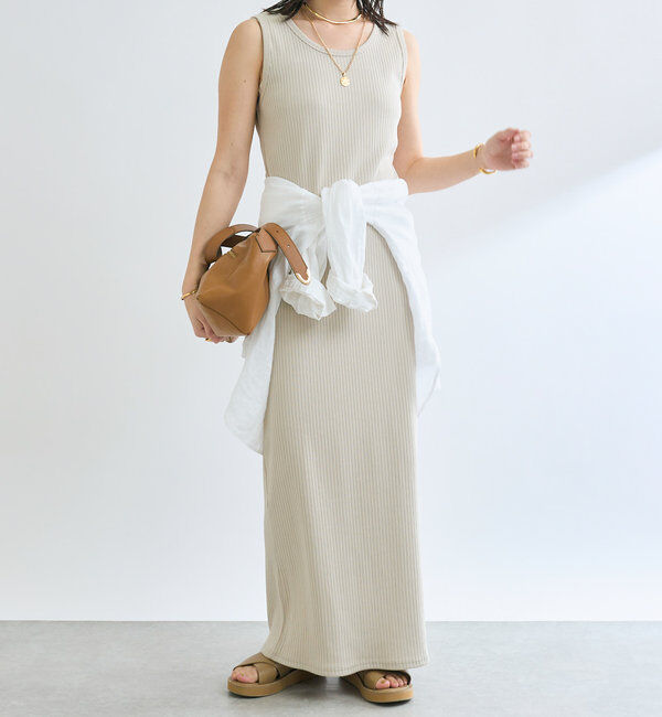  「【マイナス3kg/レビュー高評価☆】2WAYリブタンクワンピース」|ワンピース|