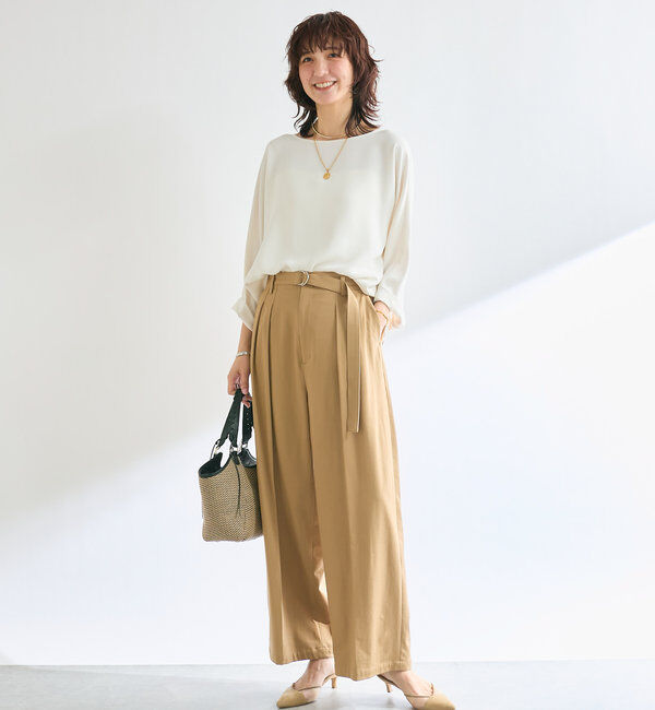  「ドルマンターンバックブラウス」|シャツ・ブラウス|