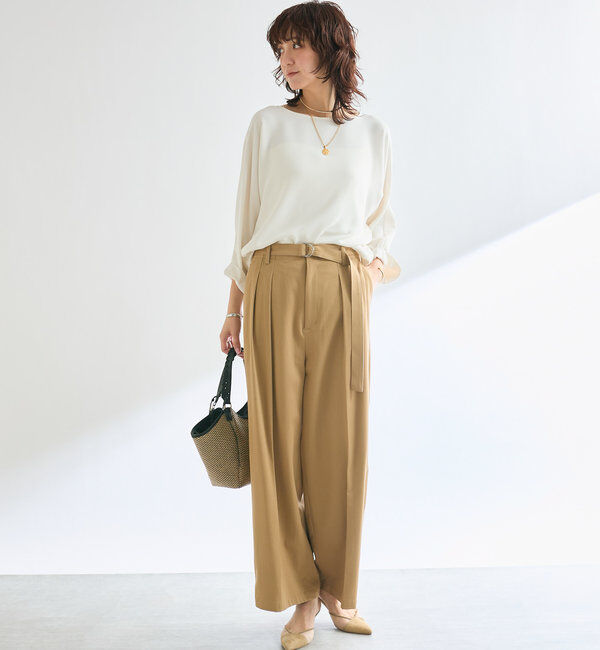  「ドルマンターンバックブラウス」|シャツ・ブラウス|