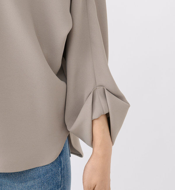  「ドルマンターンバックブラウス」|シャツ・ブラウス|