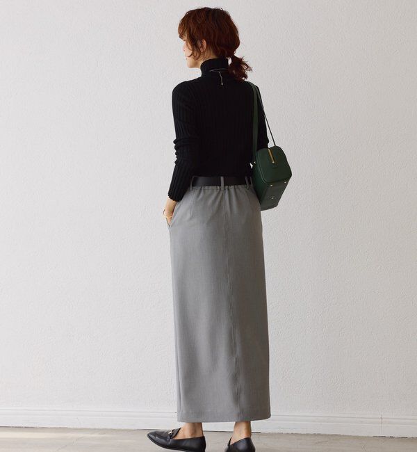  「【新色追加・リバイバル】シルクカシミヤリブニット」|ニット・セーター|