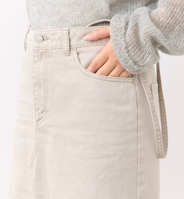  「【MONN.:.(モン)】LOOSE DENIM SKIRT」|スカート|