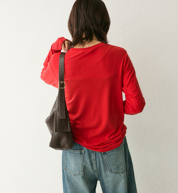  「【リバイバル/一枚でも重ねても】フライスクルーTee」|Tシャツ・カットソー|