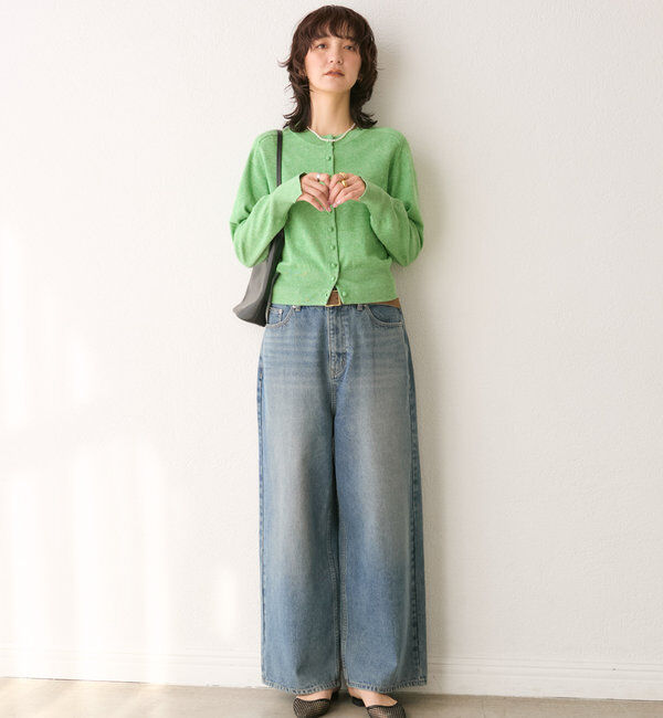  「【MONN.:. (モン)】スクエアバックルスエードベルト」|ベルト|