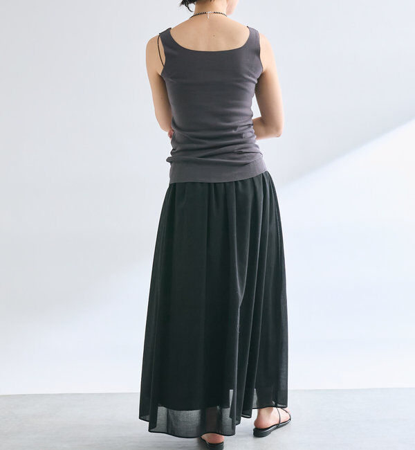  「【新色追加/RIVE DROITE 名品インナー】シームレスタンク」|キャミソール|