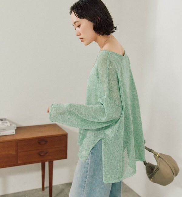  「メランジルーズニット」|ニット・セーター|