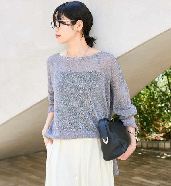  「メランジルーズニット」|ニット・セーター|