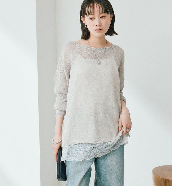  「メランジルーズニット」|ニット・セーター|