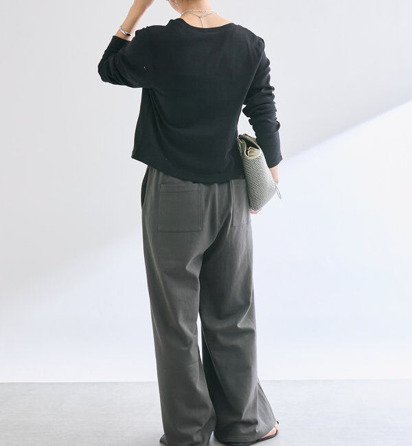  「【MONN.:.(モン)】スウェットワイドパンツ」|その他|