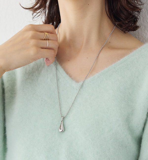  「【R.good(アールドットグッド)】drop&ballネックレス」|ブローチ・コサージュ|