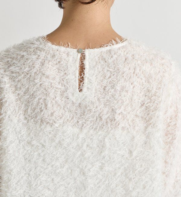  「【着映え】リブ付きフリンジブラウス」|シャツ・ブラウス|