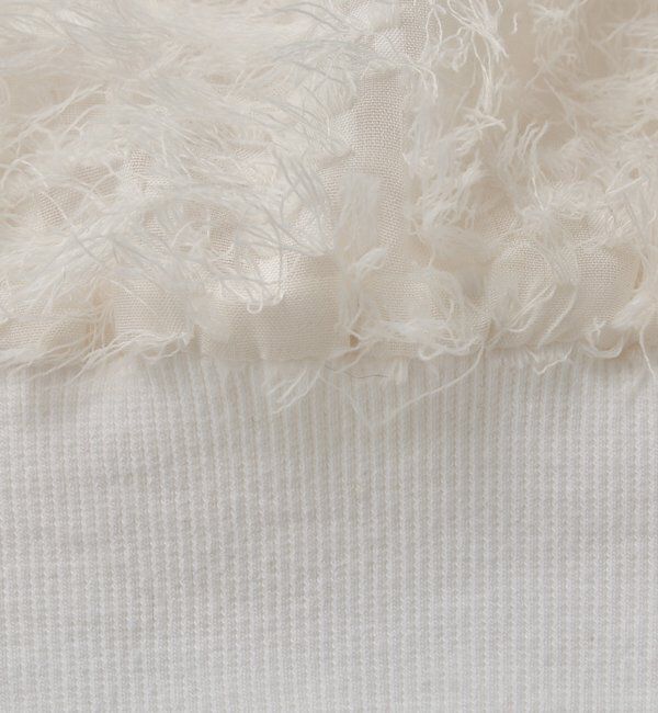  「【着映え】リブ付きフリンジブラウス」|シャツ・ブラウス|