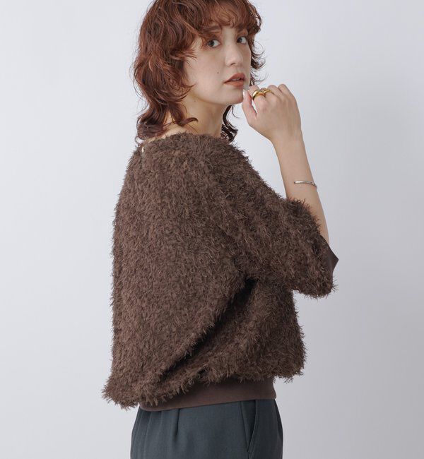  「【着映え】リブ付きフリンジブラウス」|シャツ・ブラウス|