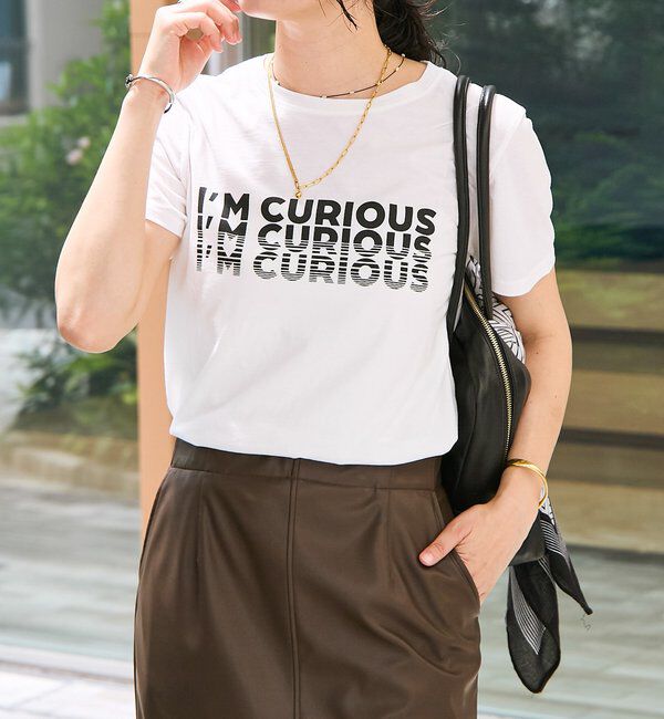  「【接触冷感】CURIOUS Tee」|Tシャツ・カットソー|オフホワイト