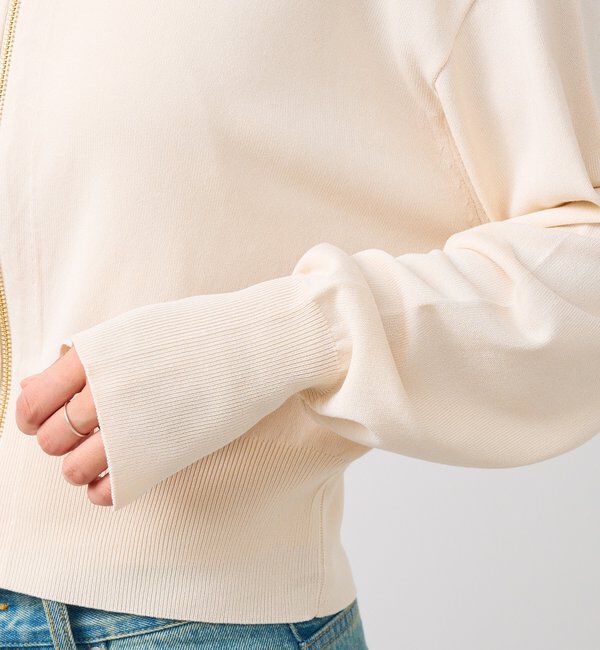  「【大人のこなれ感】ZIPニットカーディガン」|カーディガン|